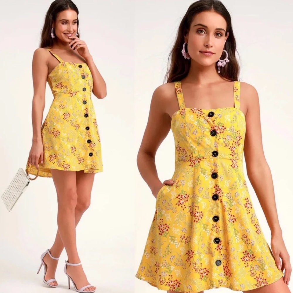 $58 Lulus floral summer dress